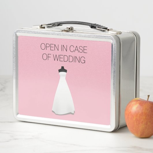 Maid of Bridesmaid's Lunch Box Invite (In situ)