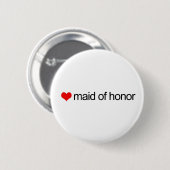Maid of Edelachtster Ronde Button 5,7 Cm (Voorkant /achterkant)