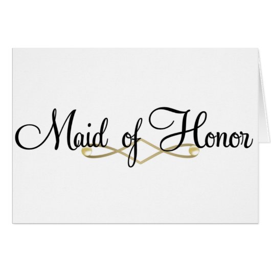 Maid of Honor (Voorkant Horizontaal)