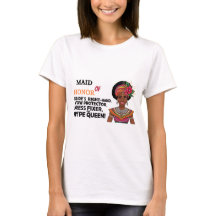 Maid of Honor Afrikaanse geïnspireerde T-shirt
