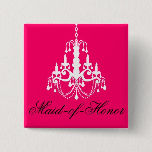Maid-of-Honor Bachelorette Party Button (Voorkant)