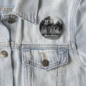 Maid of Honor Bachelorette Party Flair Ronde Button 5,7 Cm (In situ)
