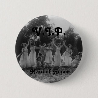 Maid of Honor Bachelorette Party Flair Ronde Button 5,7 Cm