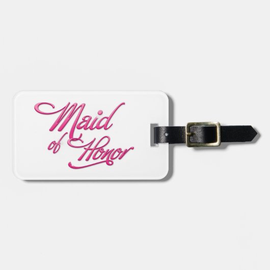 Maid Of Honor Bagagelabel (Voorkant horizontaal)