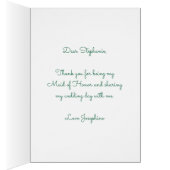 Maid of Honor Bedankt Cactus & Succulents (Binnen (Rechts))