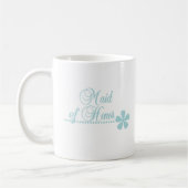 Maid of Honor Blauwgroen Elegance Koffiemok (Links)