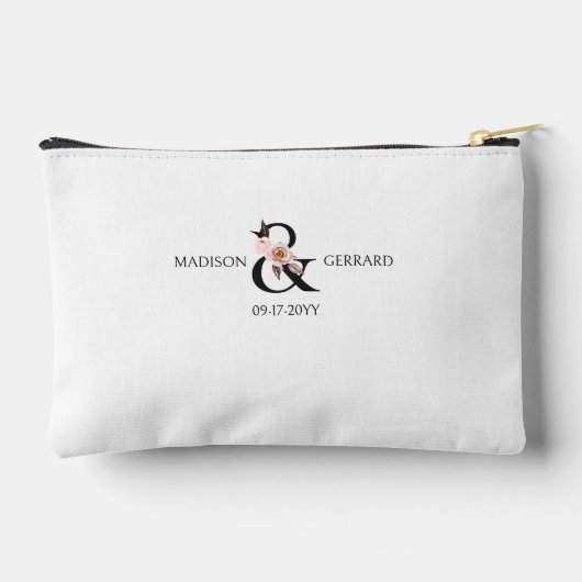 Maid of Honor Bloem Letter Boho Bloemen Custom Etui (Achterkant)