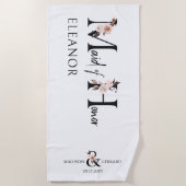 Maid of Honor Bloemenbrief vrijgezellenweekend Strandlaken (Voorkant)