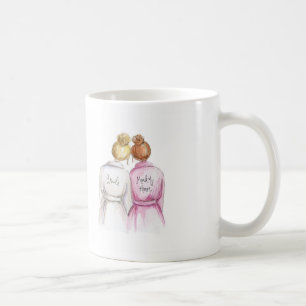 Maid of Honor? Blonde Bun Bride Red Bun Maid Koffiemok
