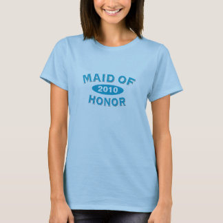 Maid of Honor Blue Arc 2010 T-shirt