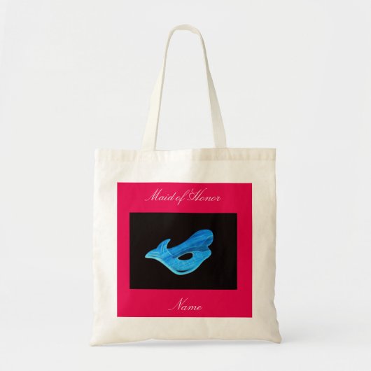 Maid of Honor Blue mermaid Tote Bag (Voorkant)