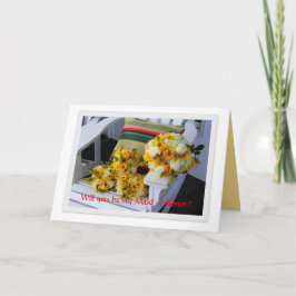 Maid of Honor, Bouquets, Adirondack Stoel