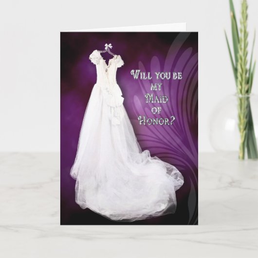 MAID OF HONOR - BRIDAL PARTY ATTENDANT REQUEST (Voorkant)