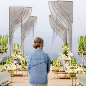 Maid of Honor Bridal Wedding Bachelorette Party Denim Jacket