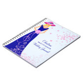 Maid of Honor Bridesmaid Custom Journal-laptop Notitieboek (Linkerzijde)