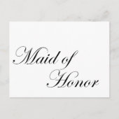 Maid of Honor Briefkaart (Voorkant)