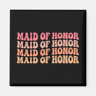 Maid of Honor bruidsmeisje bruidsfeest Bach Magneet