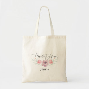 MAID OF HONOR Bruiloft Budget Canvas Canvas tas