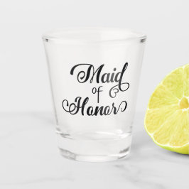 Maid of Honor bruiloft Shot Glas