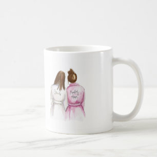 Maid of Honor? Brunette Bride Auburn Bun Maid Koffiemok