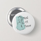 Maid of Honor Button (Voorkant /achterkant)