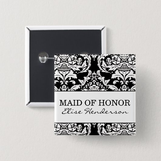 Maid of Honor Button (Voorkant /achterkant)