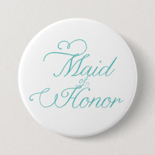 Maid of Honor Button