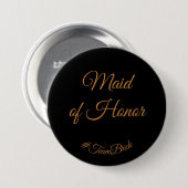 Maid of Honor Button PIn (Voorkant /achterkant)