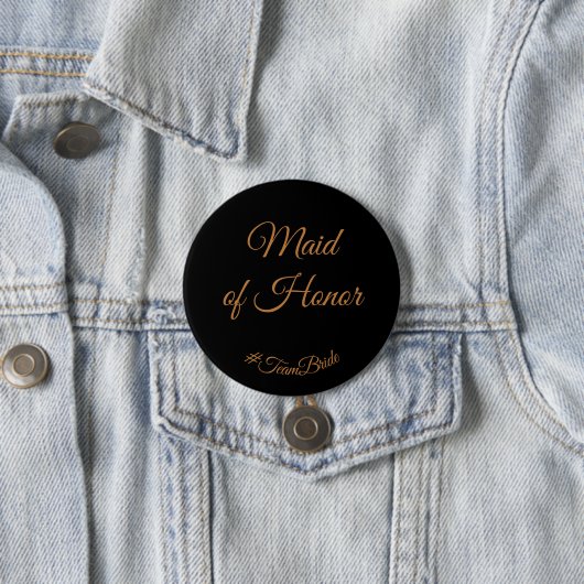 Maid of Honor Button PIn (In situ)