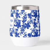 Maid of Honor Chic Wit Blauw Bloemen (Achterkant)