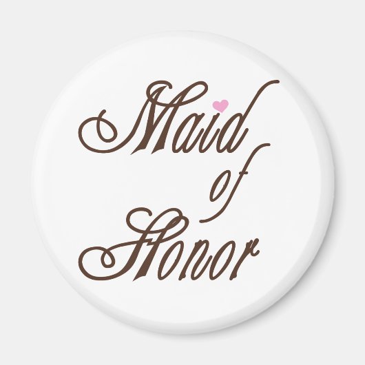 Maid of Honor Classy Browns Magneet (Voorkant)