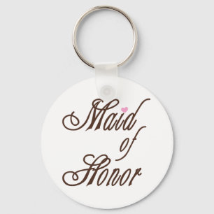 Maid of Honor Classy Browns Sleutelhanger