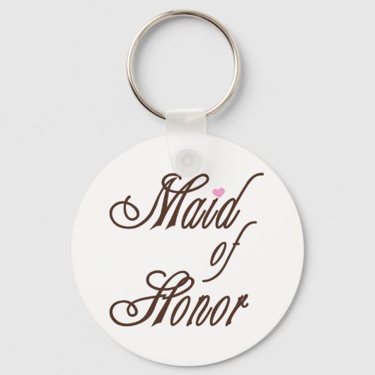 Maid of Honor Classy Browns Sleutelhanger (Voorkant)