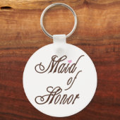 Maid of Honor Classy Browns Sleutelhanger (Voorkant)