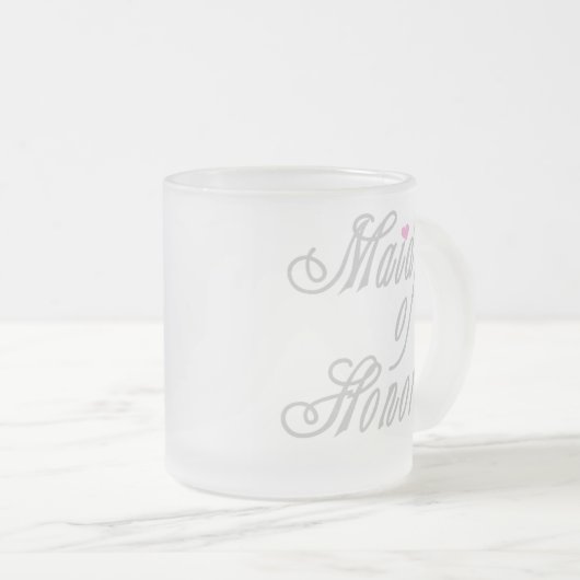 Maid of Honor Classy Grays Matglas Koffiemok (Voorkant rechts)