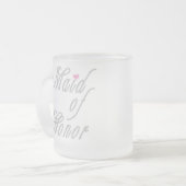 Maid of Honor Classy Grays Matglas Koffiemok (Voorkant links)