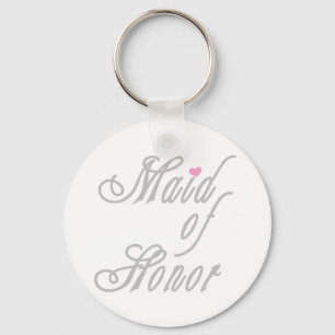 Maid of Honor Classy Grays Sleutelhanger