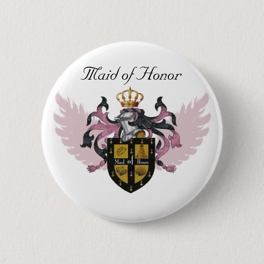 Maid of Honor Crest - Button (Voorkant)
