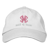 Maid of Honor Custom Wedding Monogram Baseball Pet