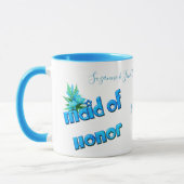 Maid Of Honor Cute Personalized Wedding  Mok (Links)