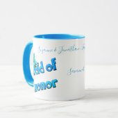 Maid Of Honor Cute Personalized Wedding  Mok (Voorkant links)