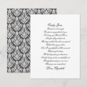 Maid of Honor Dank je Script-geheugenkaart (Voorkant / Achterkant)