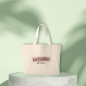 Maid of Honor Elegant Script Canvas tas