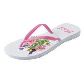 Maid of Honor Floral Bouquet Huwelijk Teenslippers (Schuin)