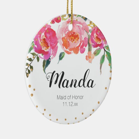 Maid of Honor Floral Ornament (Rechts)