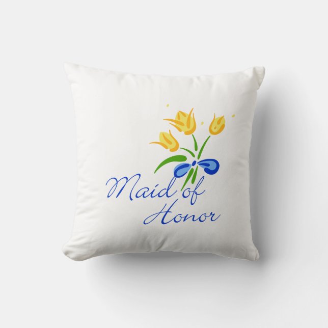 Maid of Honor Gift Pillow Kussen (Voorkant)