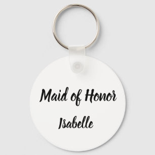 Maid of Honor Gifts Custom Name Gifts Wedding Sleutelhanger