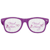 Maid of Honor Glitter Retro Zonnebril (Voorkant)