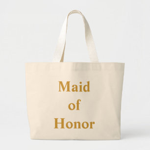 Maid of Honor Gold Grote Tote Bag