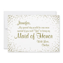 Maid of Honor | GoudConfetti